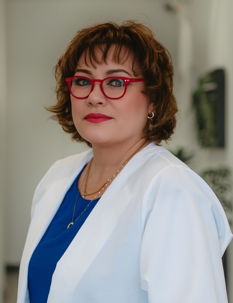 Marina, founder of Naked Skin West Edmonton medical aesthetics studio